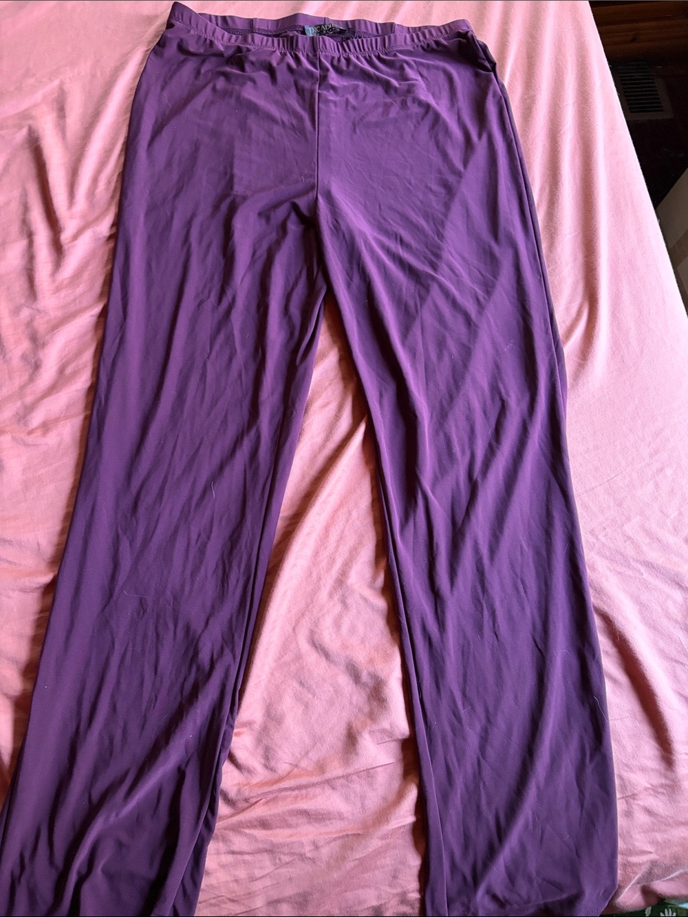 Picadilly Fashion women’s  size M Purple Straight-Leg Trousers
